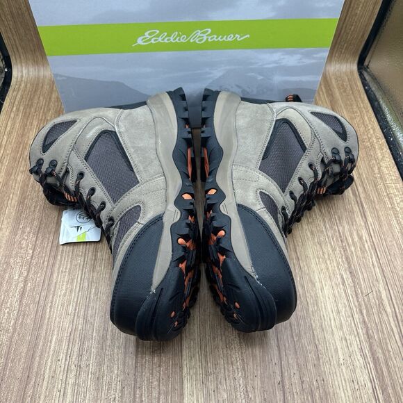Eddie Bauer Lincoln Rock WATERPROOF HIKING color Bungee cord Men size 12 M Boots - Picture 6 of 9